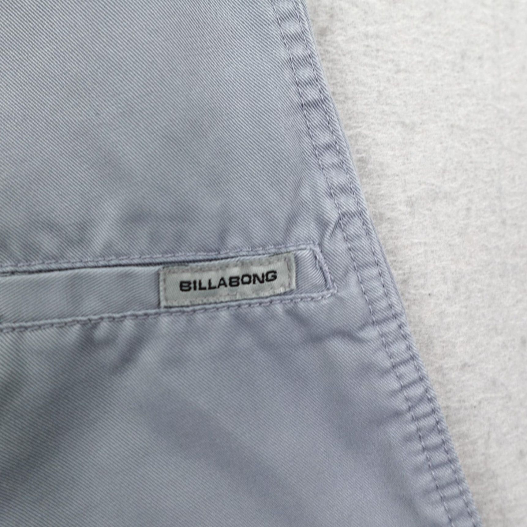 Billabong VINTAGE Billabong Shorts Mens 34 Blue Gray Chino Baggy Skateboarding Skater Y2K Size US 34 / EU 50 - 6 Thumbnail