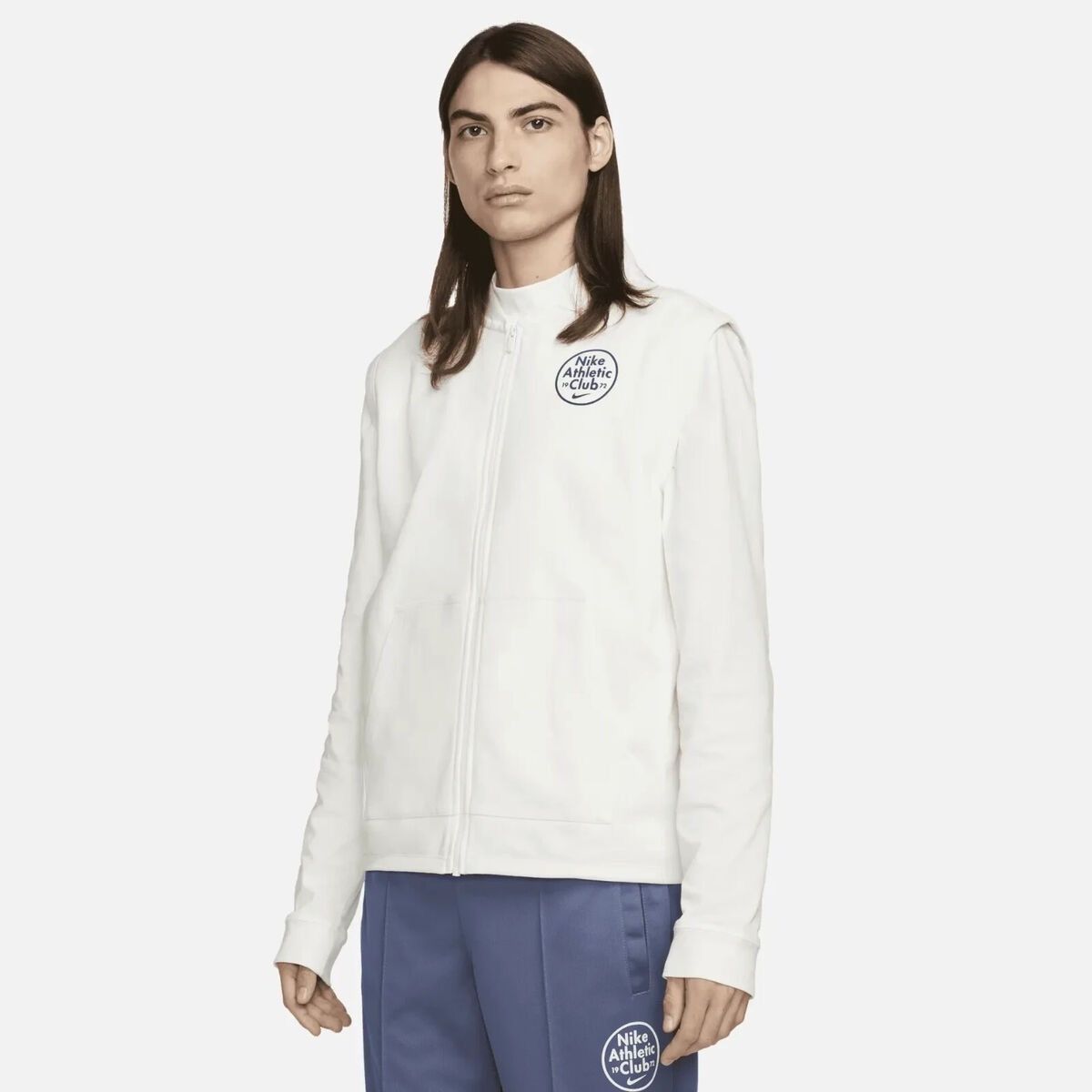 Jordan Brand × Nike Nike Sportswear Trend Fleece Athletic Club Gilet Men white Size US XL / EU 56 / 4 - 1 Thumbnail
