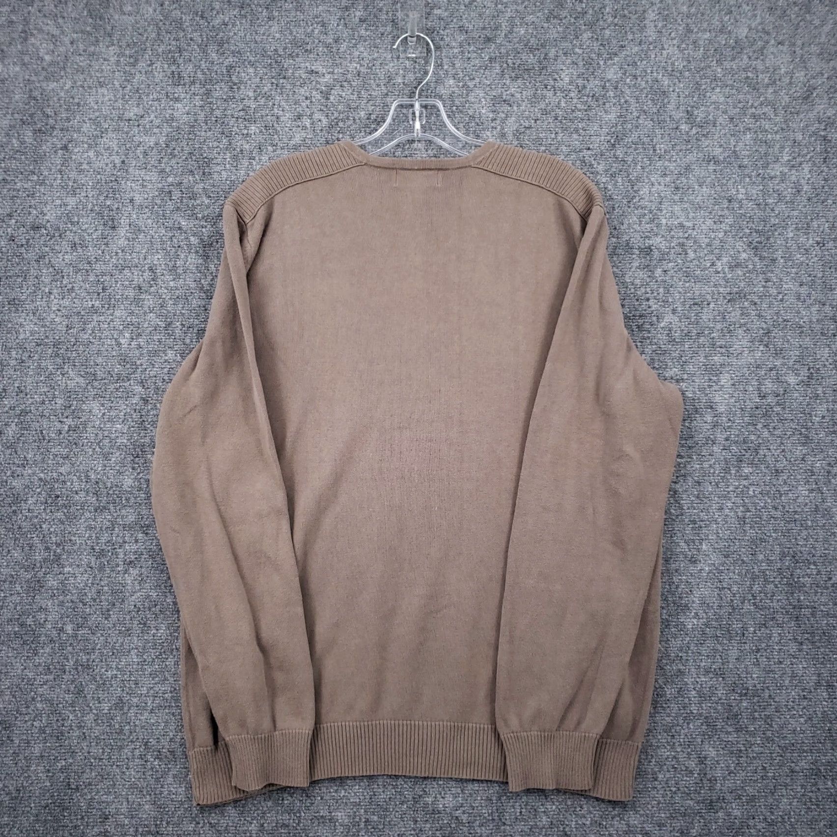 Banana Republic Banana Republic Sweatshirt Mens L Brown V-Neck Pullover Long Sleeve Size US L / EU 52-54 / 3 - 2 Thumbnail