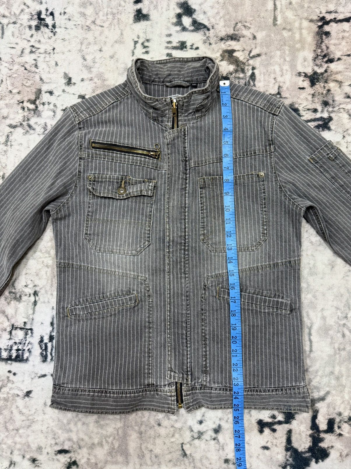 Japanese Brand Dogman Workwear Hickory Stripe Denim Jacket Size US S / EU 44-46 / 1 - 17 Thumbnail