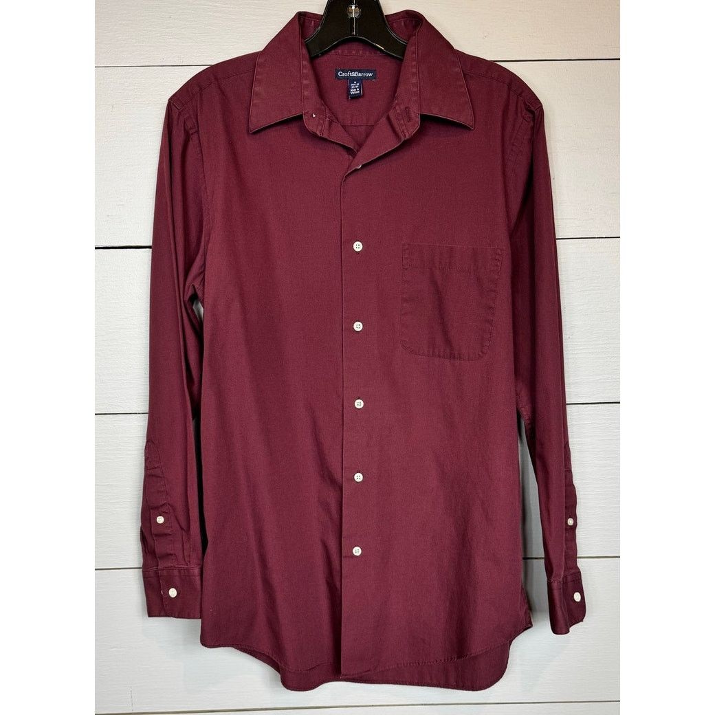 Croft & Barrow Croft & Barrow Long Sleeve Button Up Shirt Men's Size Small Size US S / EU 44-46 / 1 - 1 Thumbnail