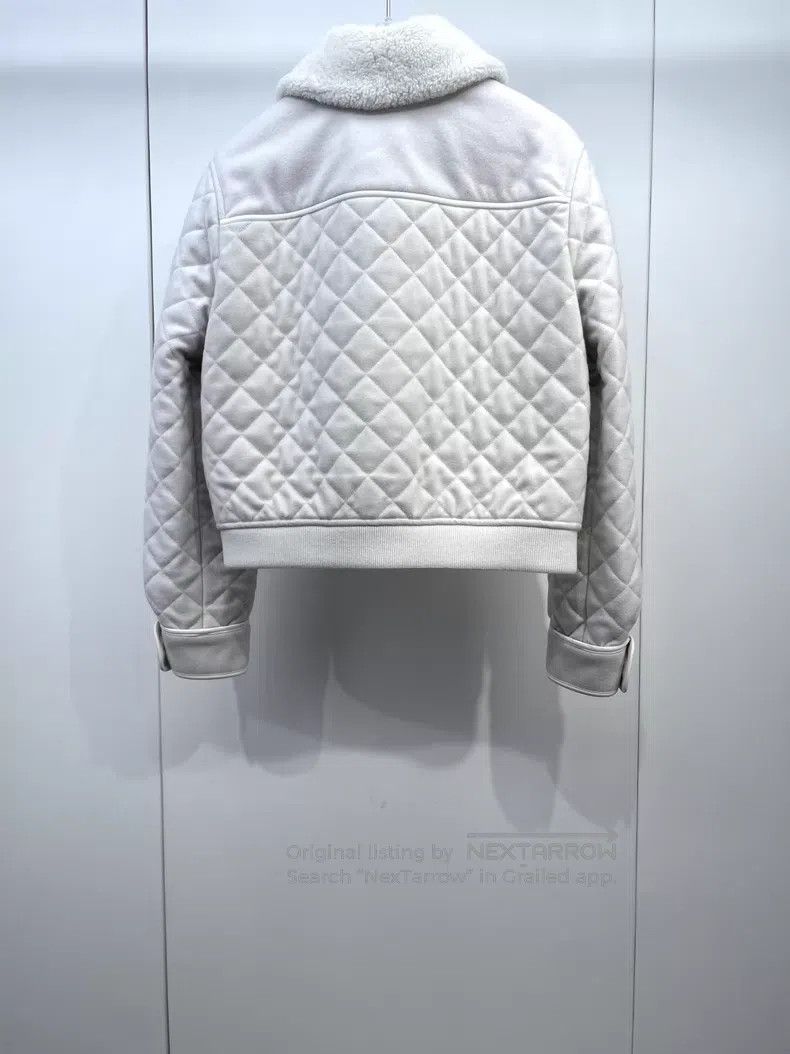 Hermes Hermes Lamb fur collar wool jacket. Size XS / US 0-2 / IT 36-38 - 2 Thumbnail