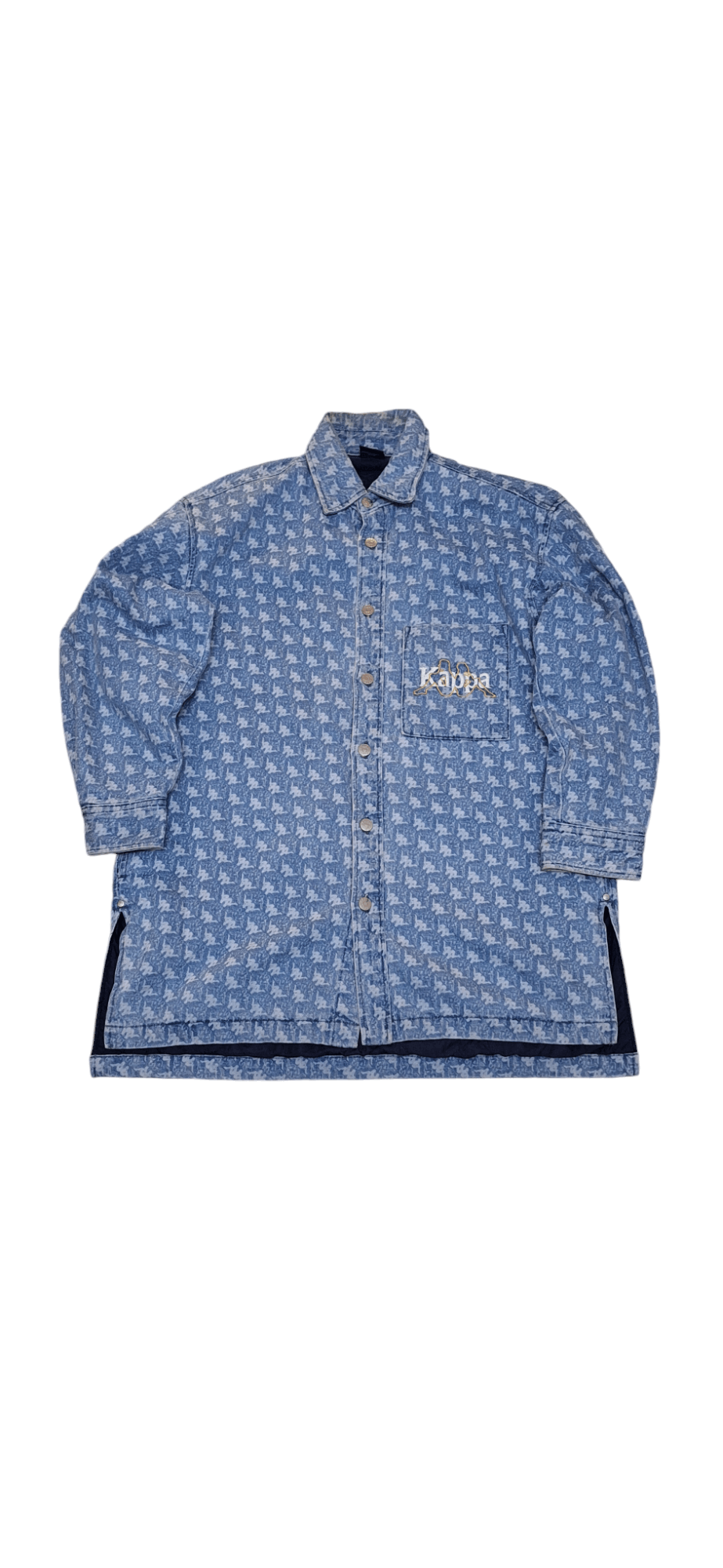 GU × Kappa Kappa × Gu Monogram Button Ups Jacket Size US S / EU 44-46 / 1 - 1 Thumbnail