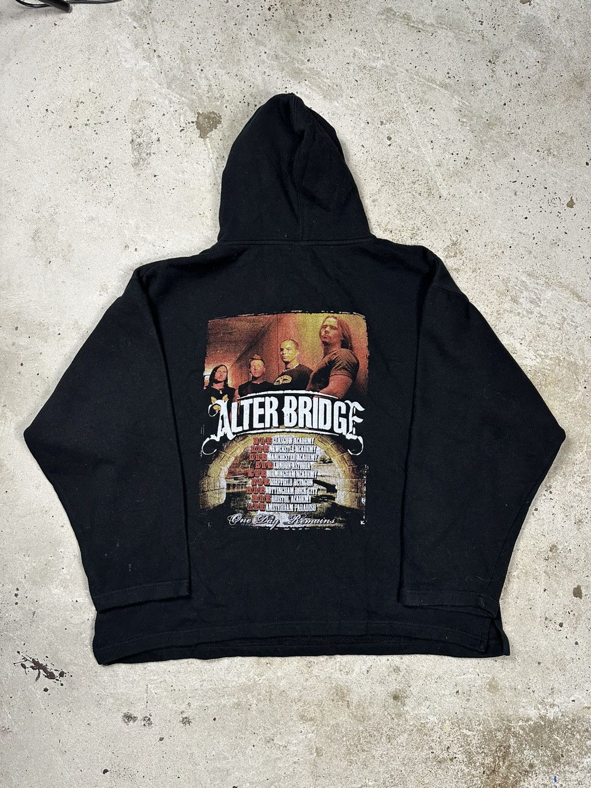 Band Tees × Vintage Vintage 2005 Alter Bridge Tour Band Hoodie Sweatshirt Size US L / EU 52-54 / 3 - 1 Thumbnail