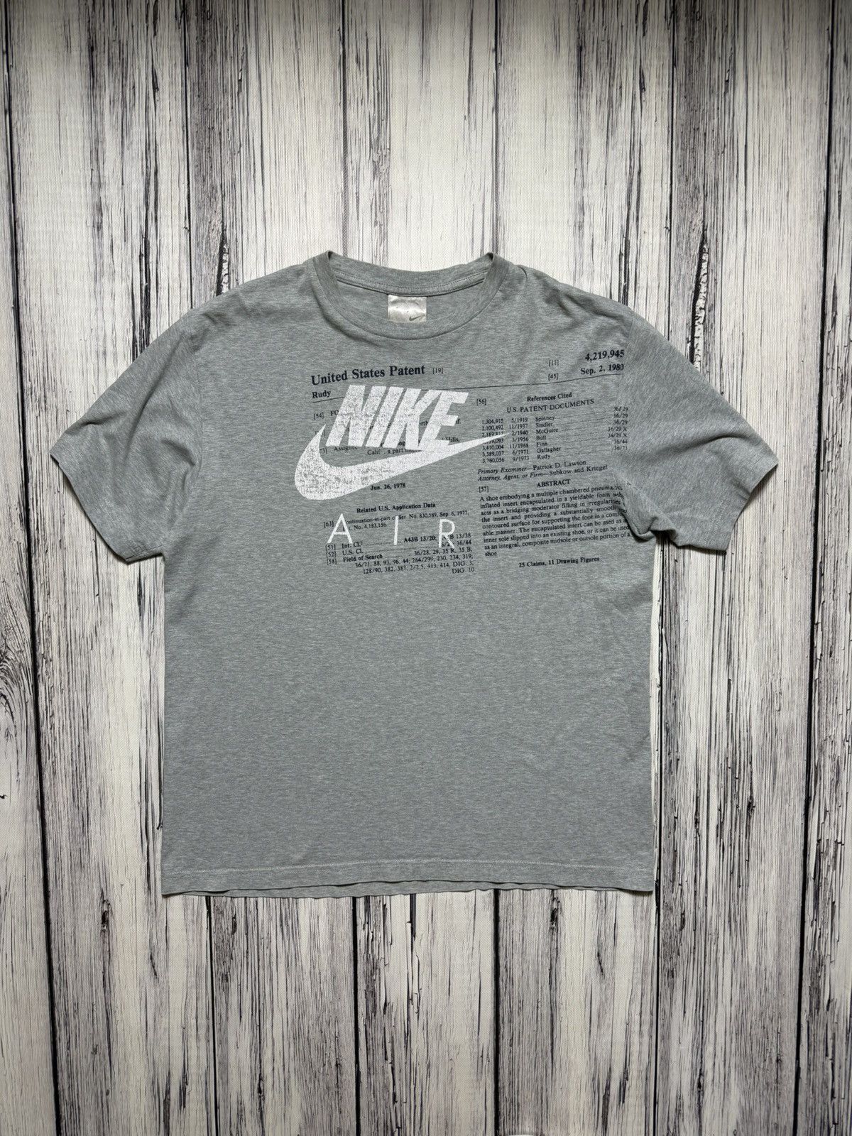 Nike Nike T-shirt original vintage gray size L Air Size US L / EU 52-54 / 3 - 1 Thumbnail