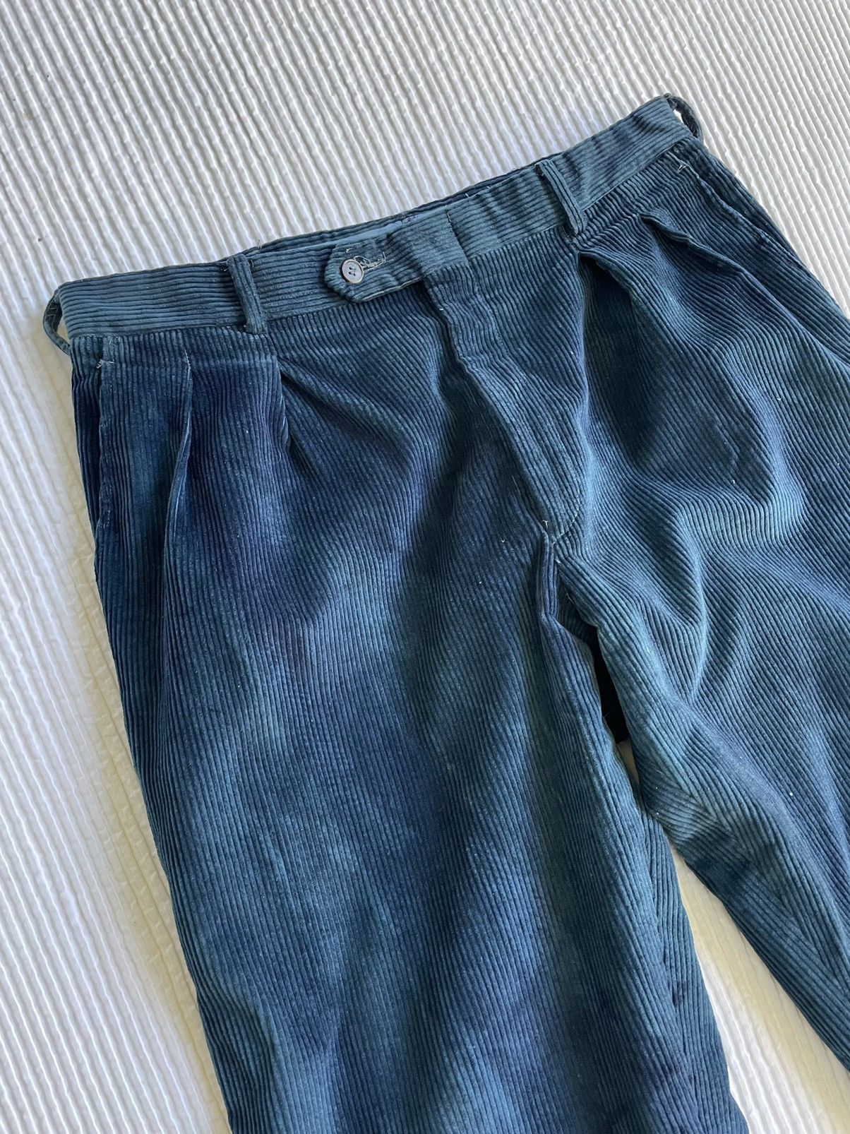 Handmade Beautiful Royal Blue Hand Indigo Cords Size US 32 / EU 48 - 2 Thumbnail