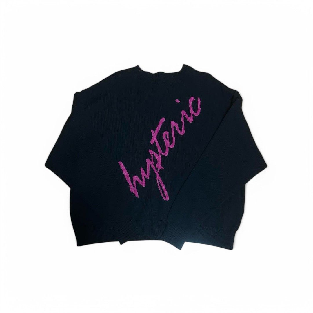 Hysteric Glamour Hysteric Glamour - L Knit Sweater Black Pink Vintage 00s Size US M / EU 48-50 / 2 - 1 Thumbnail