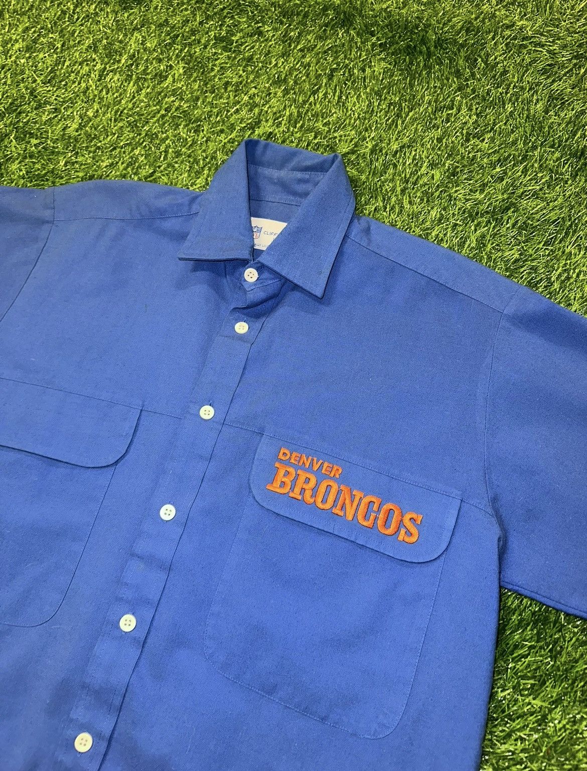 NFL × Vintage Vintage Nfl Cliff Engle Denver Broncos Polo Shirt Size Small Size US S / EU 44-46 / 1 - 2 Thumbnail