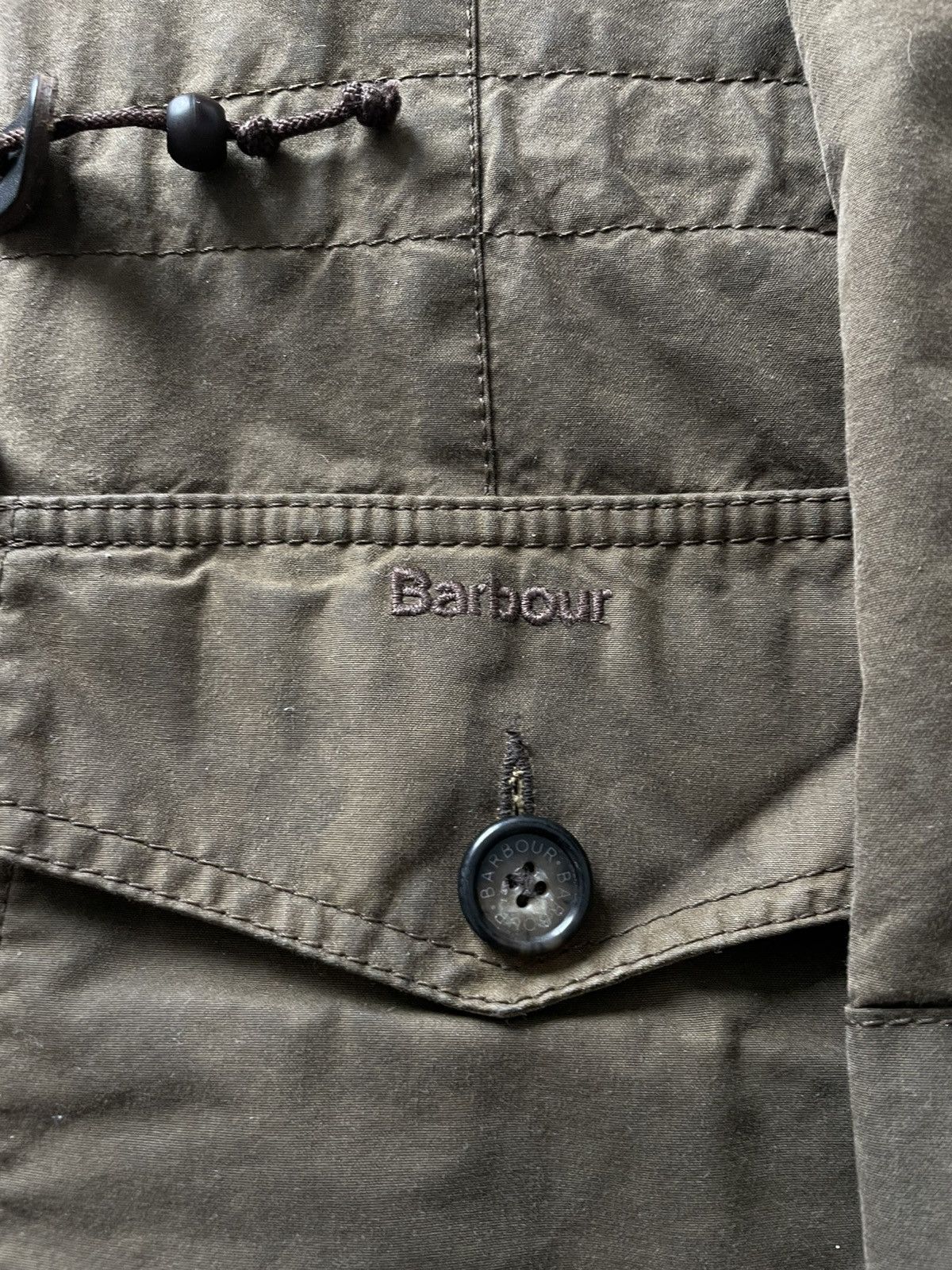 Barbour Barbour Waxed Vintage Troop Parka Fur Jacket Size M / US 6-8 / IT 42-44 - 7 Thumbnail