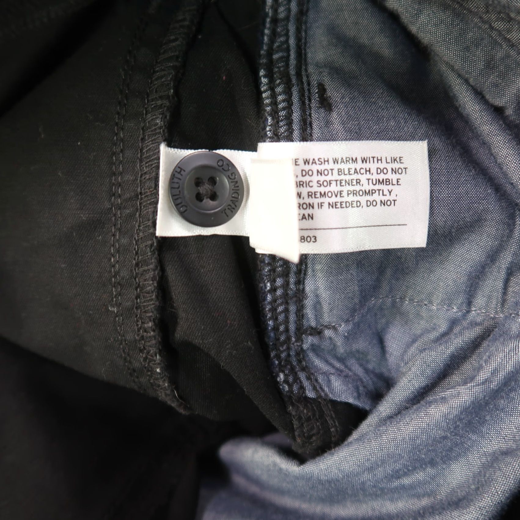 Vintage Duluth Trading Powercord Pants Men 34x32 Black Workwear Khakis 5-Pocket Regular Straight Belt Loops Size US 34 / EU 50 - 7 Thumbnail