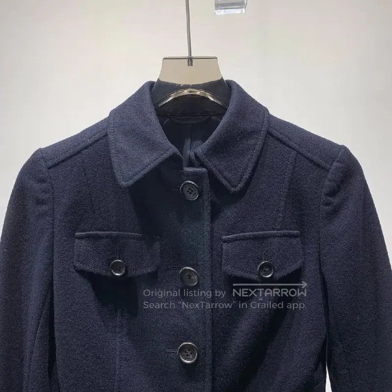 Burberry Burberry Black Wool Women's Coat. Size XXS / US 00 / IT 34 - 5 Thumbnail