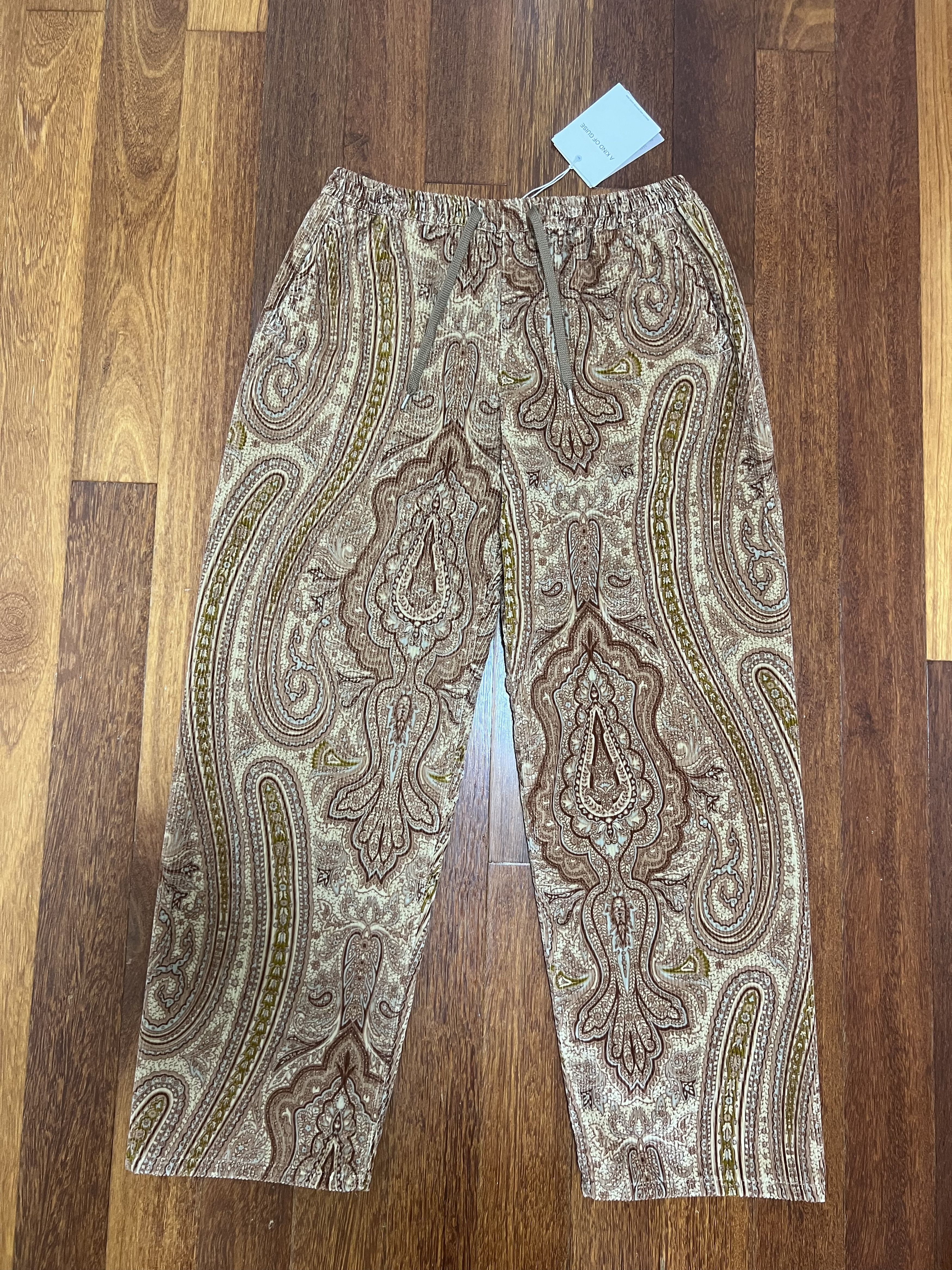 A Kind Of Guise 💚 AW23 A Kind Of Guise Samurai Trousers Paisley Corduroy Size US 32 / EU 48 - 7 Thumbnail