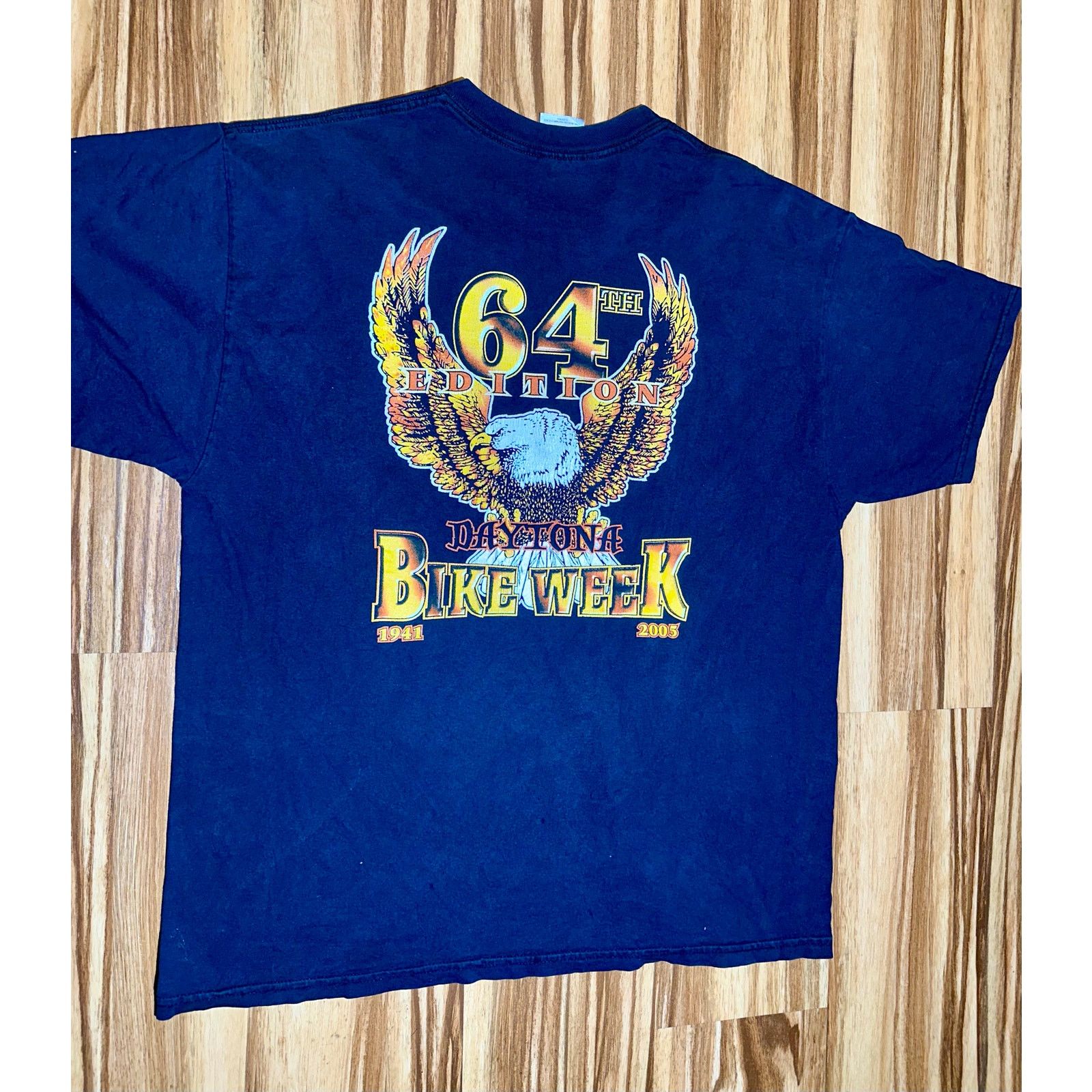 Jerzees Vintage 2005 Daytona Beach Bike week 64th edition XL Tshirt Size US XL / EU 56 / 4 - 1 Thumbnail