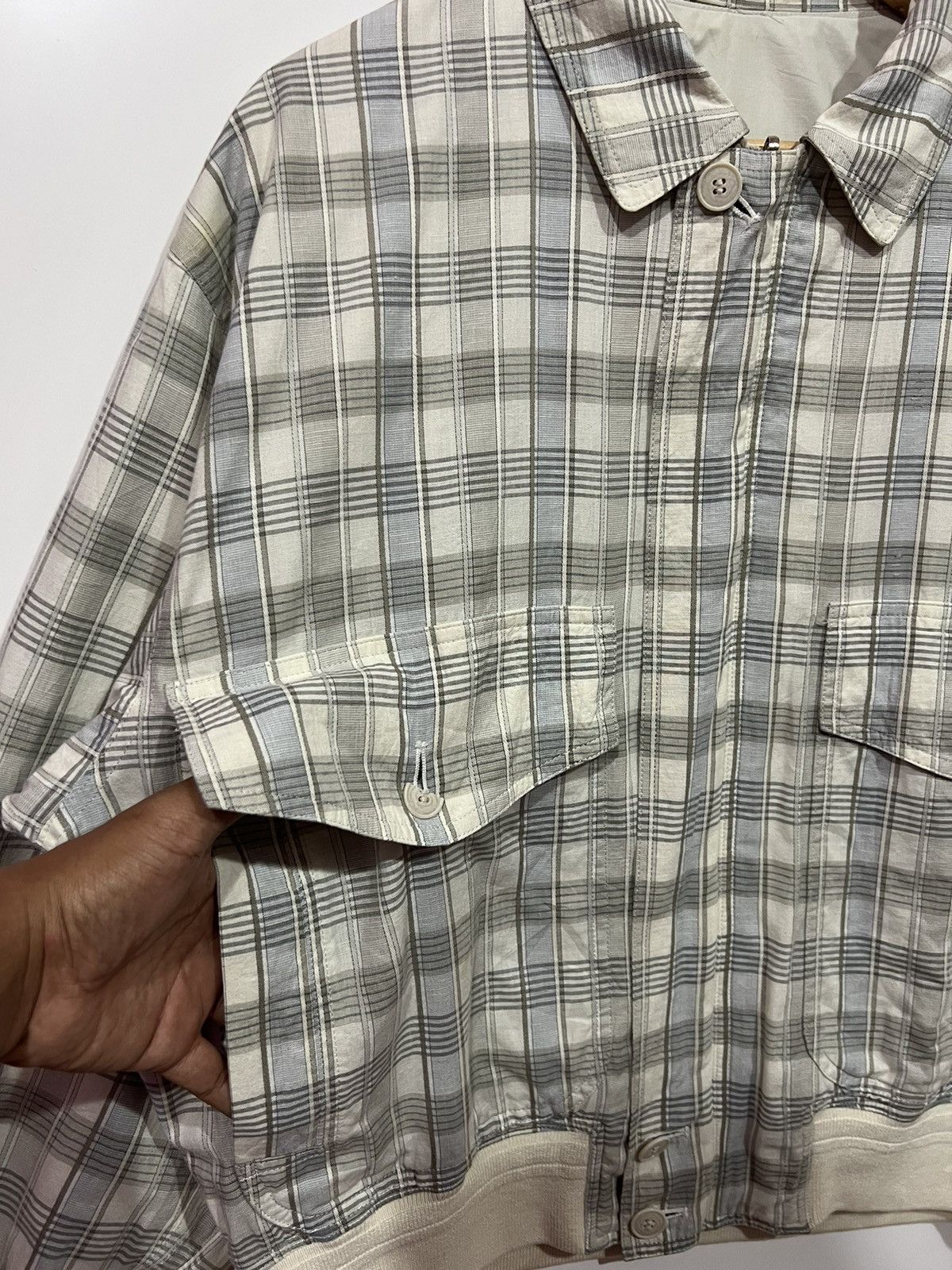 Aquascutum 🔥 REVERSABLE BOMBER AQUASCUTUM SPORT PLAID JACKET - M Size US M / EU 48-50 / 2 - 10 Thumbnail