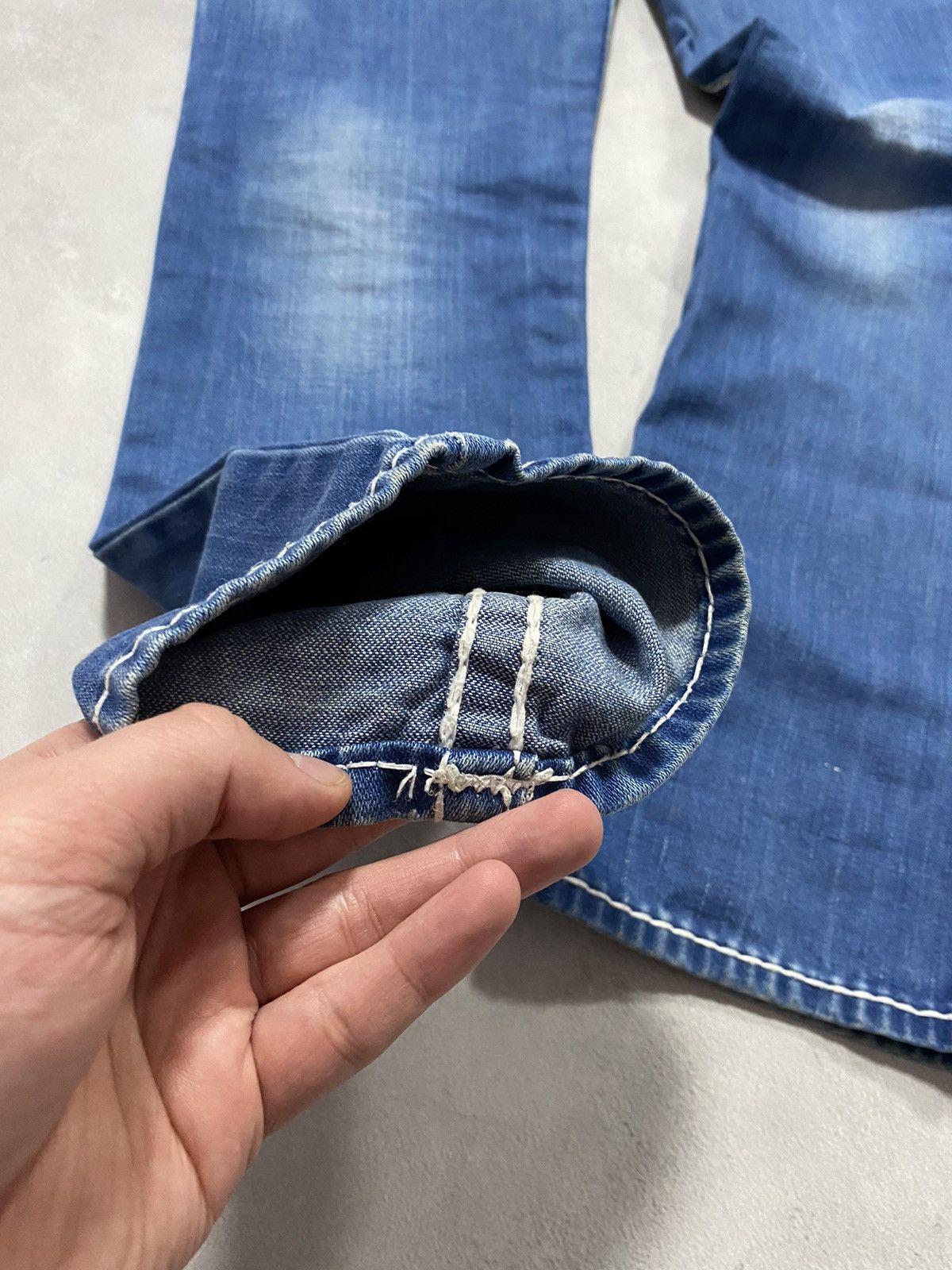 True Religion × Vintage Vintage Jeans Pants True Religion Jhony Super T SLIM-FIT /32 Size US 32 / EU 48 - 14 Thumbnail