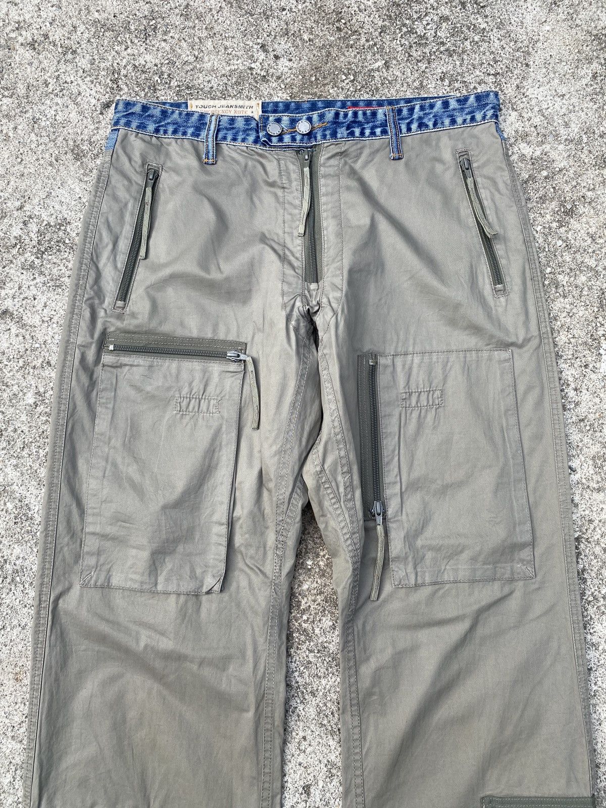 Japanese Brand Tough Jeansmith Multipocket Tactical Hybrid Design Pant Size US 33 - 3 Thumbnail