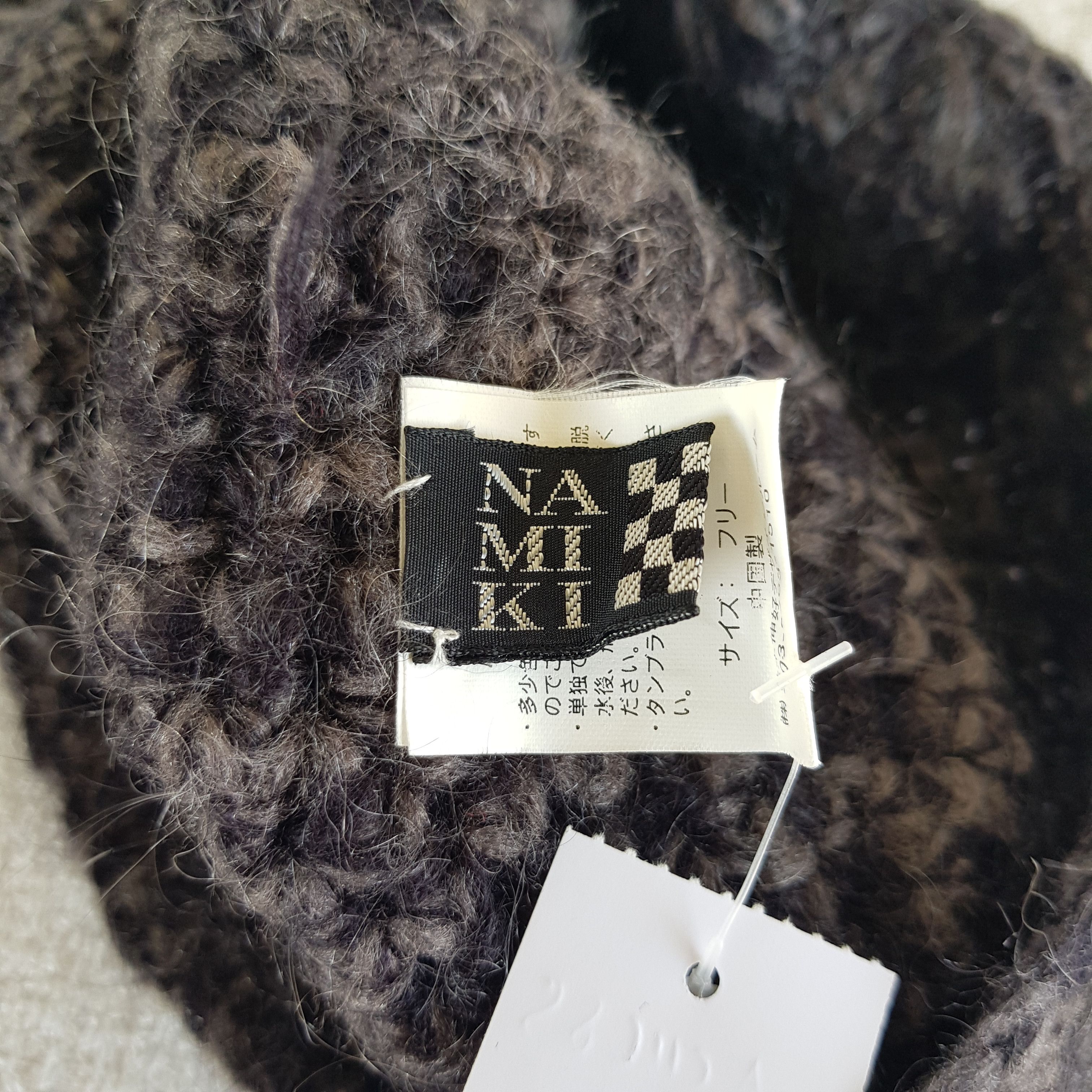 Japanese Brand Vintage NAMIKI Beanie Japanese Wool Snow Caps Ski Hats. Size ONE SIZE - 7 Thumbnail