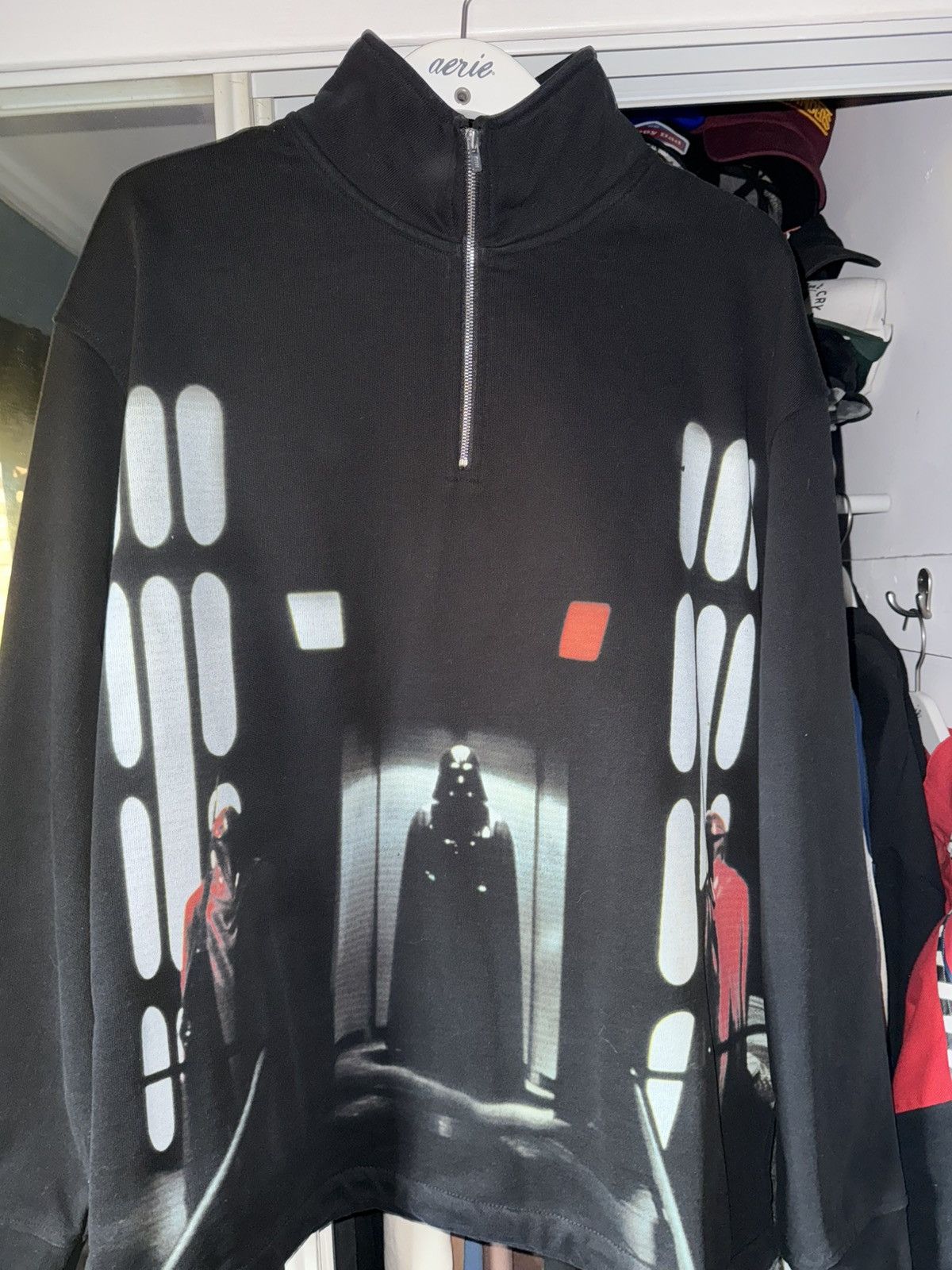 Kith × Star Wars Kith x Star Wars Darth Vader Quarter-Zip | Grailed