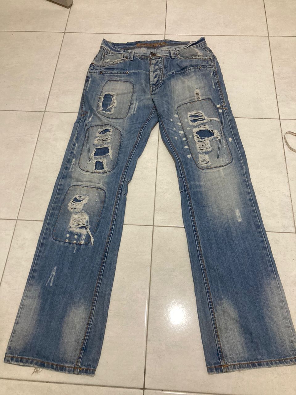 Hysteric Glamour Multi pocket Vintage Distressed Jeans Size US 31 - 1 Thumbnail
