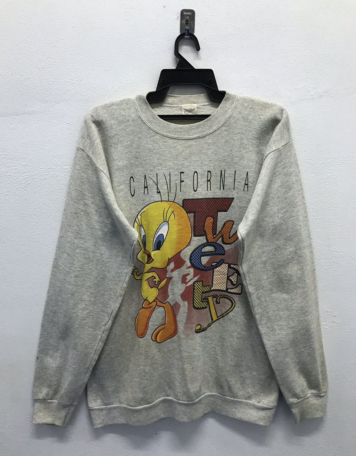 Velva Sheen × Vintage Vintage Velva Sheen Tweety CALIFORNIA Made In Usa Sweatshirt Size US M / EU 48-50 / 2 - 1 Thumbnail