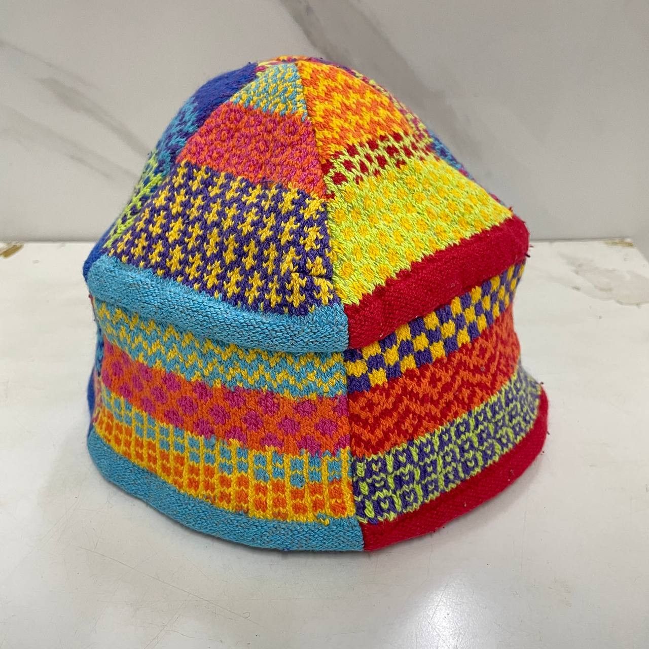 Heritage Research ⭐️SALE⭐️ BEANIE Crochet Kufi Hat Skullcap Guatemalan Knit Size ONE SIZE - 1 Thumbnail