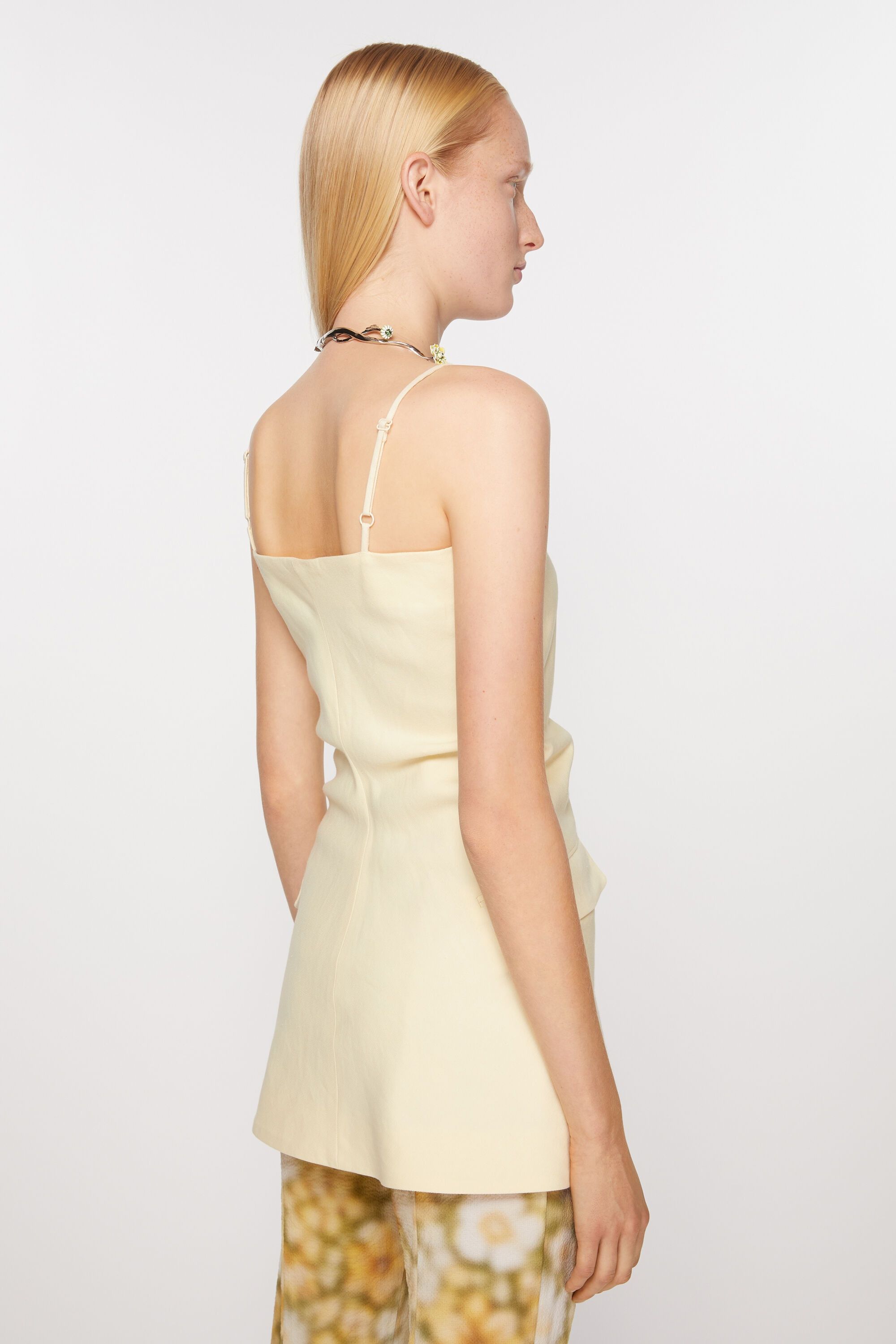 Acne Studios o1y0725 Tank Top in Pastel Yellow Size S / US 4 / IT 40 - 4 Thumbnail