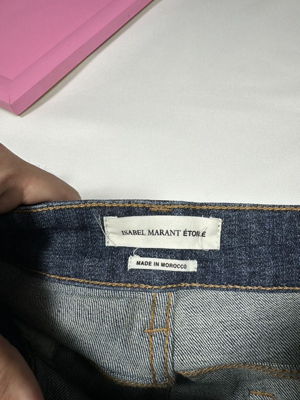 Isabel Marant Etoile Isabel Marant Etoile Patchwork Straight Dillon Jeans Pants Size 27" / US 4 / IT 40 - 9 Thumbnail