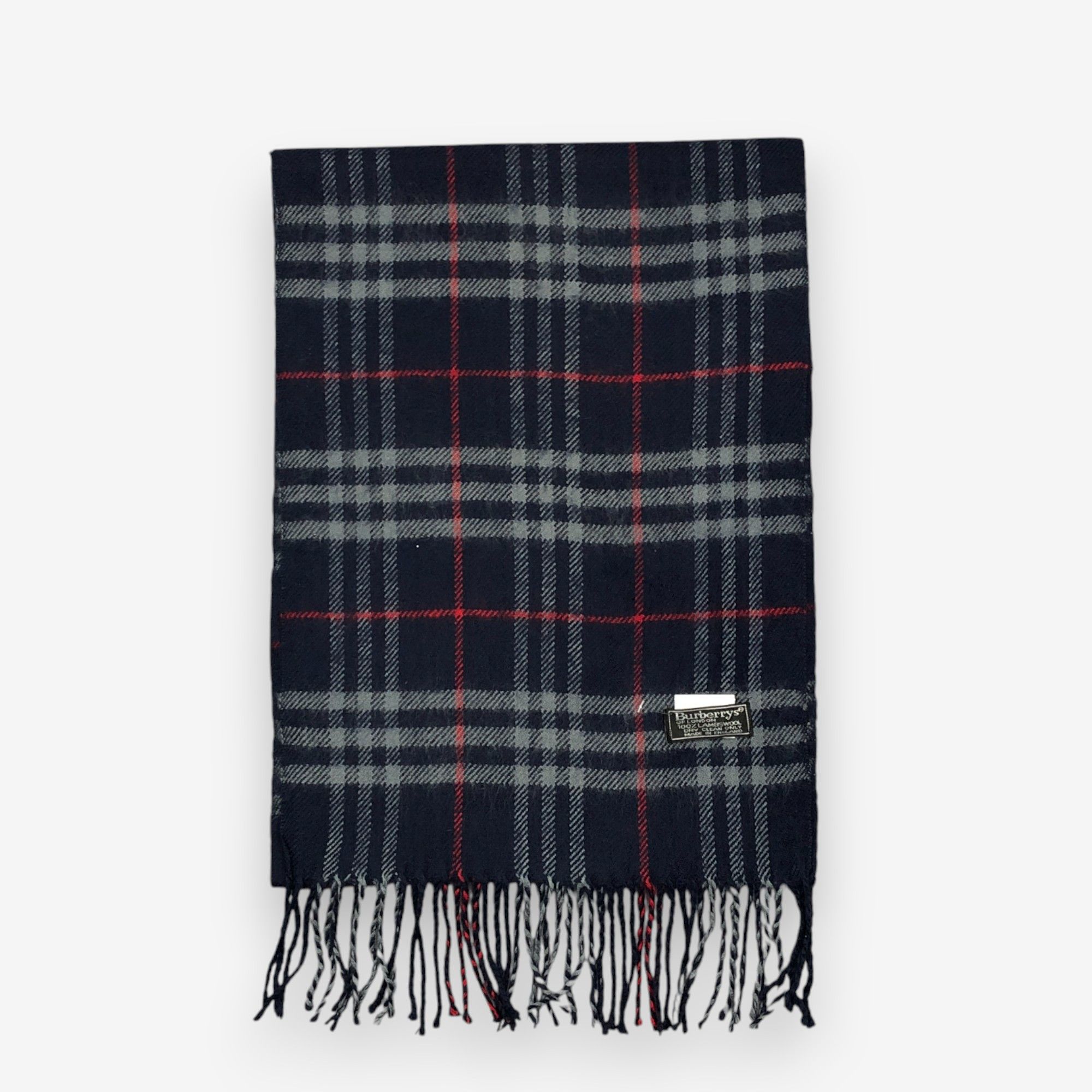 Burberry Vintage Burberry Scarf Muffler Wool Nova Check Scarves Size ONE SIZE - 2 Thumbnail