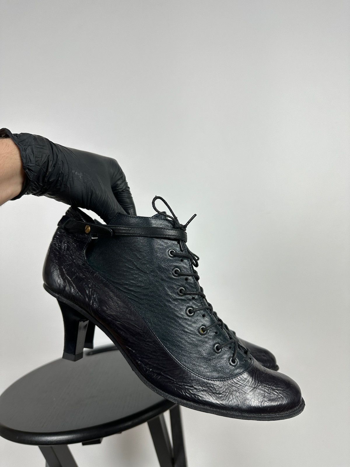 Marithe + Francois Girbaud Vintage Marithe Francois Girbaud Lace Up Ankle Boots Size US 10 / IT 40 - 9 Thumbnail