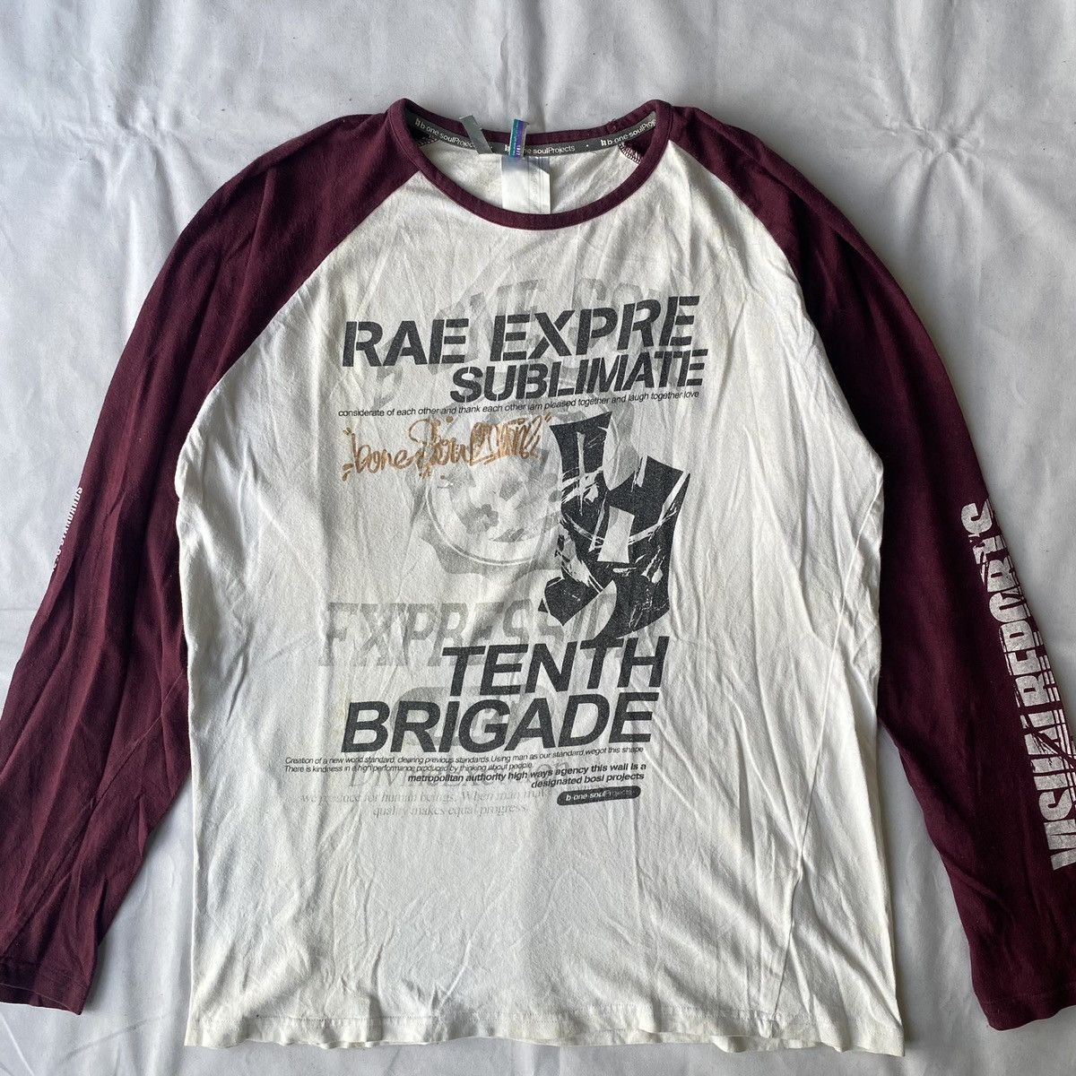 Hysteric Glamour × In The Attic × Yohji Yamamoto B-One Soul Poem Rae Expre Sublimate Seditionaries Long Slv Size US XL / EU 56 / 4 - 4 Thumbnail