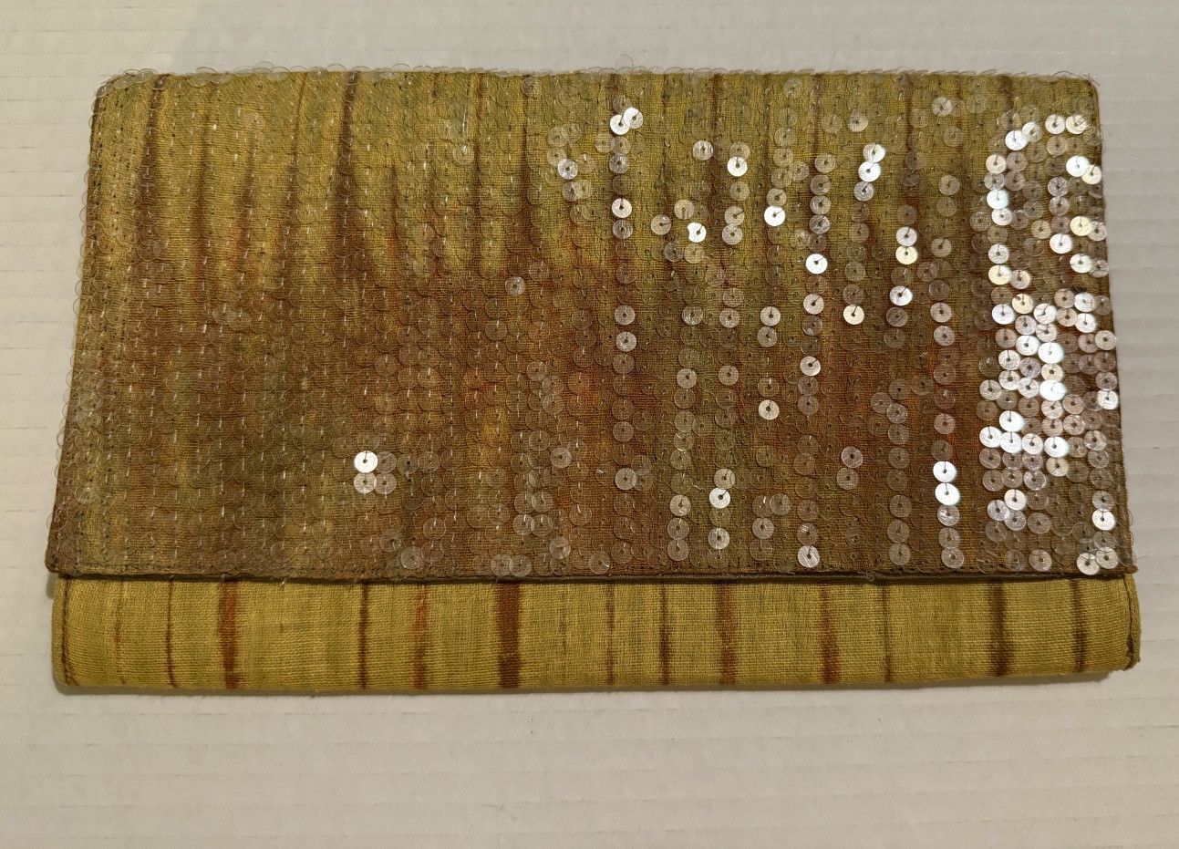 Other Roberta Freymann Gold Sequin Vintage Clutch Purse Handbag Size ONE SIZE - 1 Thumbnail
