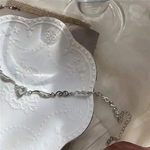 Japanese Brand × Vintage White Gold-plated Plated Necklace Ladies Cool Style Size ONE SIZE - 2 Thumbnail