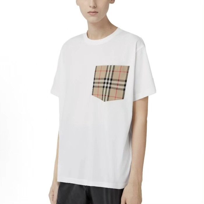 Burberry Burberry Cotton Plaid T-Shirt s Men Size US S / EU 44-46 / 1 - 1 Thumbnail