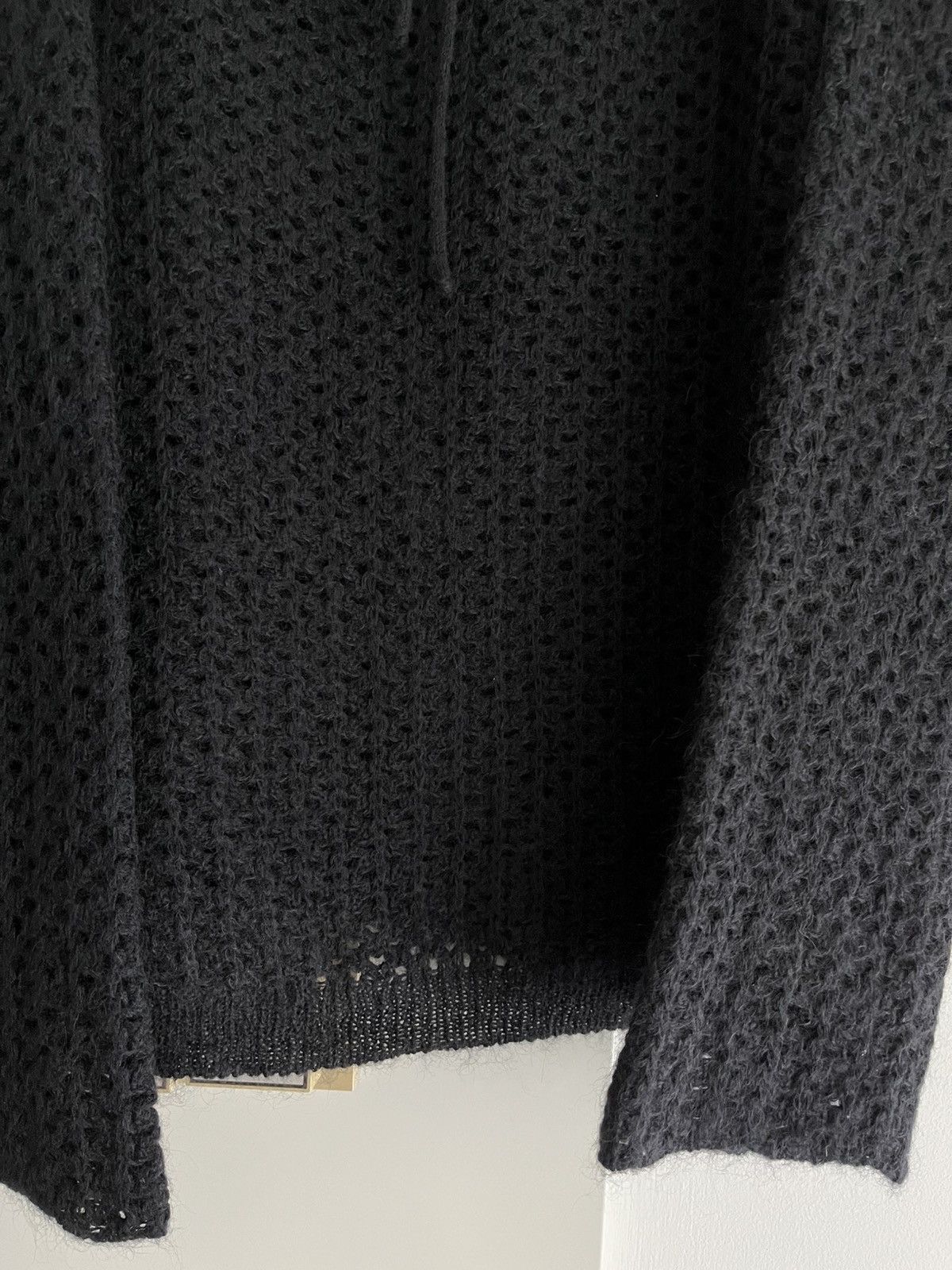 Saint Laurent Paris Saint Laurent Super Runway Laced Crochet Distressed Sweater Size US XL / EU 56 / 4 - 13 Thumbnail