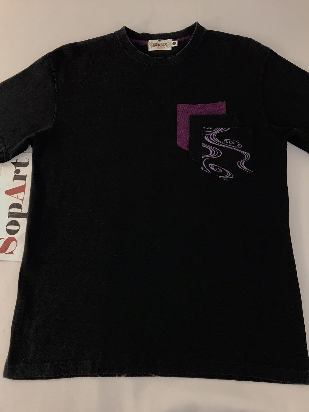Japanese Brand × Vintage Vintage Karakuri Tamashi Embroidery Design Butterflies Tee Size US M / EU 48-50 / 2 - 3 Thumbnail
