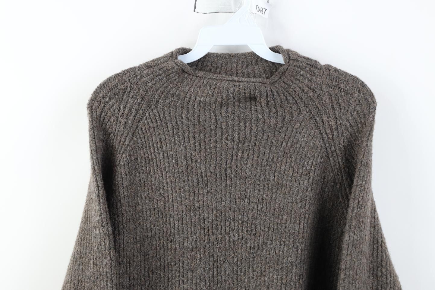 Vintage Vintage 90s Streetwear Dolman 3/4 Sleeve Mock Neck Sweater Size XXL / US 16-18 / IT 52-54 - 2 Thumbnail