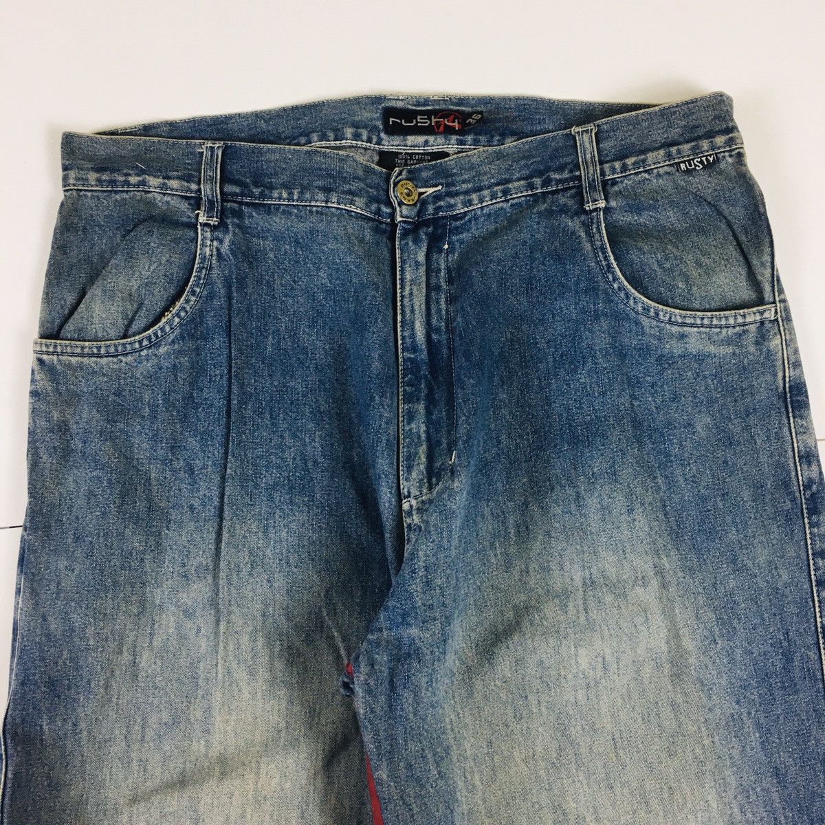 Rusty Vintage Rusty Red Line Loose Fit Jeans Size US 36 / EU 52 - 5 Thumbnail