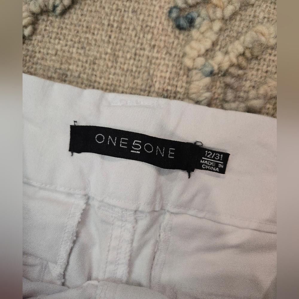 Designer One5One Wide Leg Cropped Trouser Size 31" - 5 Thumbnail
