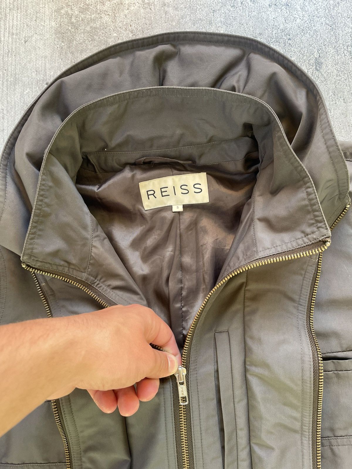 Reiss × Vintage Reiss vintage jacket nylon zip rare multi S Size US S / EU 44-46 / 1 - 9 Thumbnail