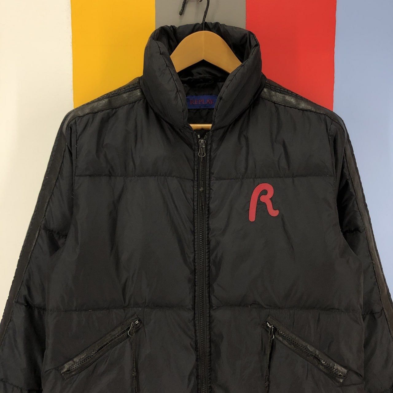 Replay REPLAY Puffer Jacket Big Spellout #0995/AI Size US L / EU 52-54 / 3 - 5 Thumbnail