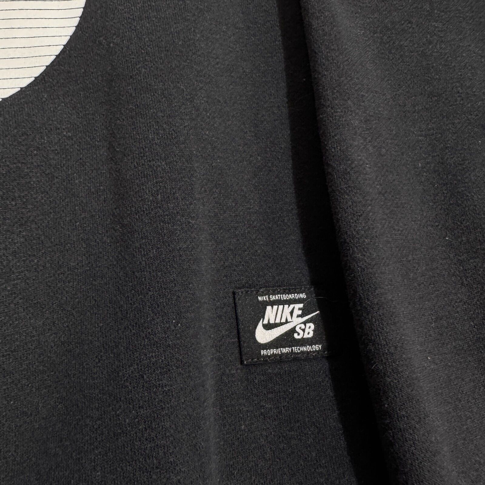 Nike × Vintage Vintage Nike Black Cotton Crewneck Size S Y2K Swoosh Logo Size US S / EU 44-46 / 1 - 16 Thumbnail