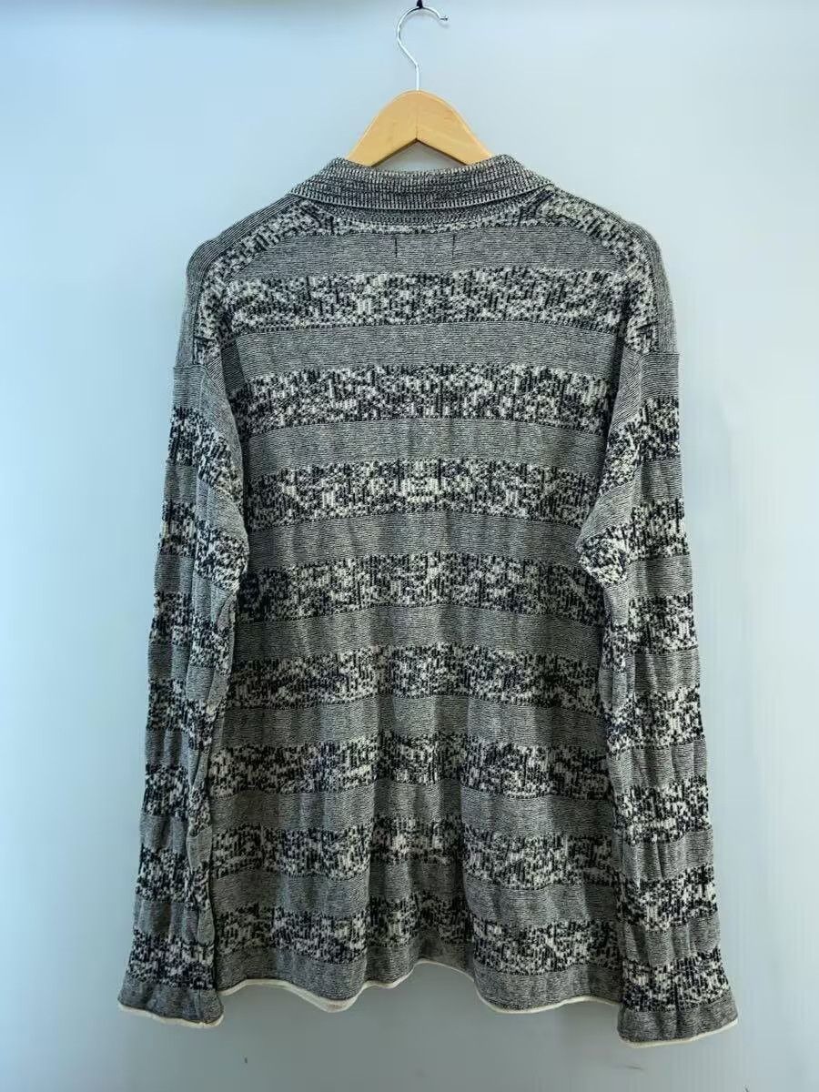 Yohji Yamamoto Striped Pattern Knit Cardigan Size US L / EU 52-54 / 3 - 2 Thumbnail