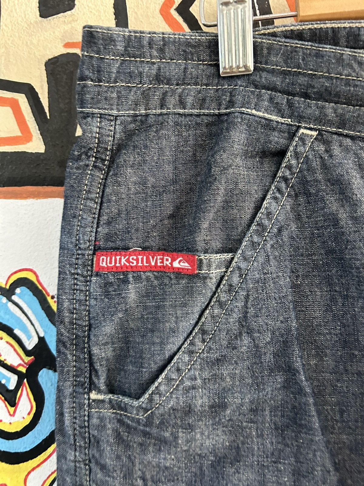 Quicksilver Quick Silver 90s Cargo denim Size US 36 / EU 52 - 5 Thumbnail