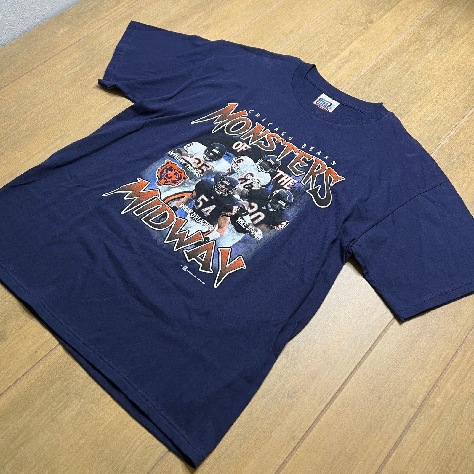 Vintage vintage 2001 Chicago Bears Monsters of the Midway T shirt L Size US L / EU 52-54 / 3 - 7 Thumbnail