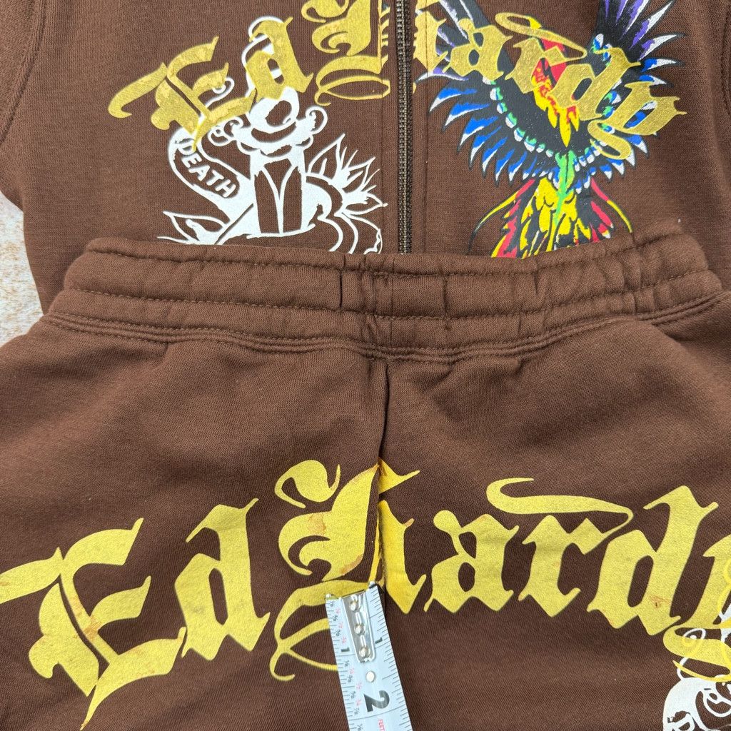 Ed Hardy y2k ED hardy brown tracksuit set S Size S / US 4 / IT 40 - 5 Thumbnail