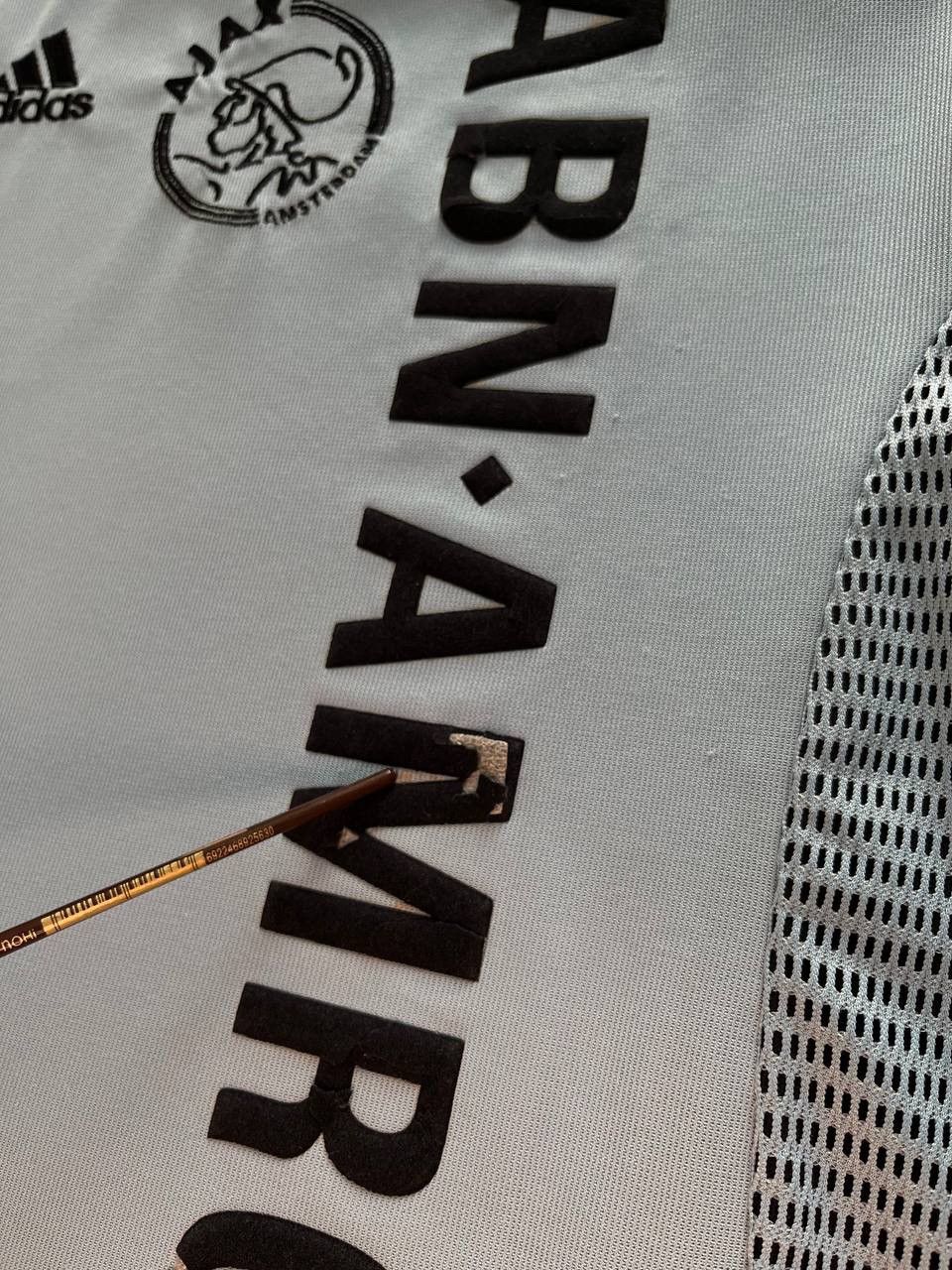 Vintage Ajax Amsterdam Away Football Shirt Jeresy Adidas Size L Size US L / EU 52-54 / 3 - 5 Thumbnail
