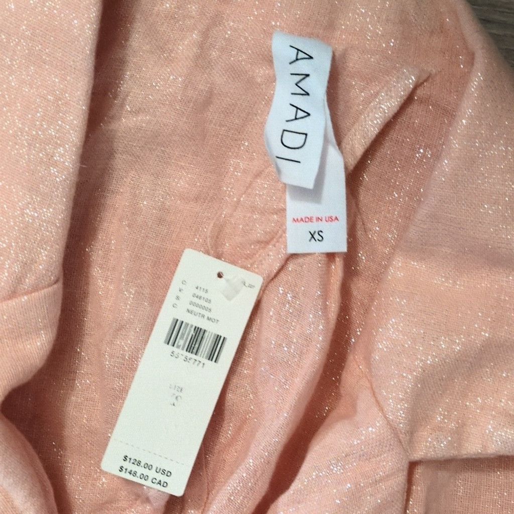 Anthropologie Amadi X Anthropologie Light linen blend Blazer Jacket Sz. XS Size XS / US 0-2 / IT 36-38 - 2 Thumbnail