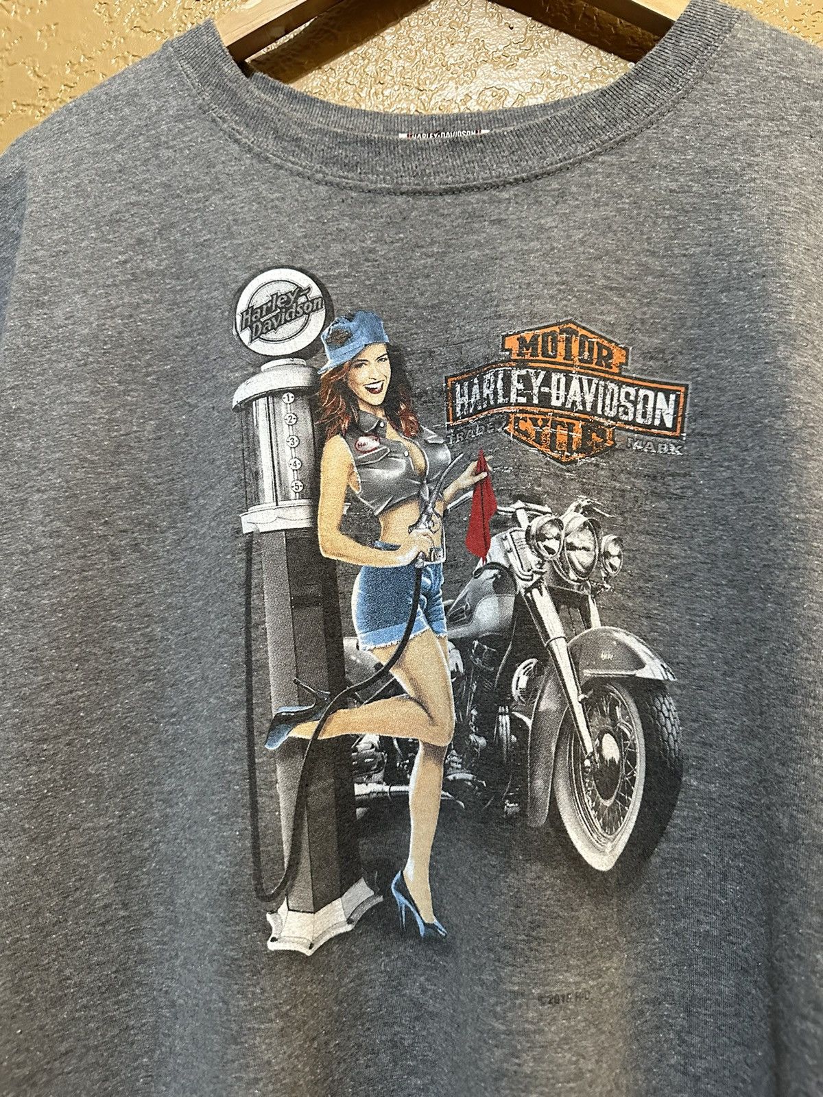 4GSELLER 📌 crazy Harley Davidson Desperado Ghost Rider Tee 3XL Size US XXL / EU 58 / 5 - 3 Thumbnail