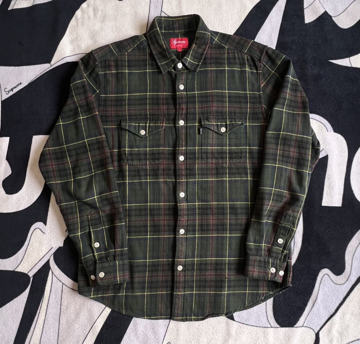 ランキング2024 Supreme Prep Flannel Plaid Shirt 09aw トップス