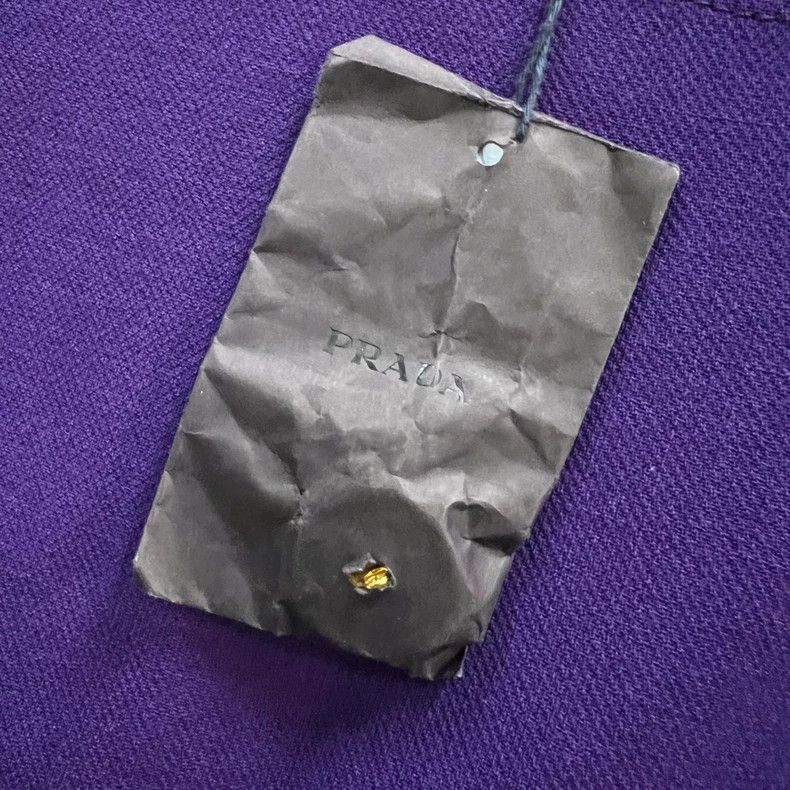 Prada Prada Purple triangle logo dress 2502-Nextarrow Size XS / US 0-2 / IT 36-38 - 5 Thumbnail